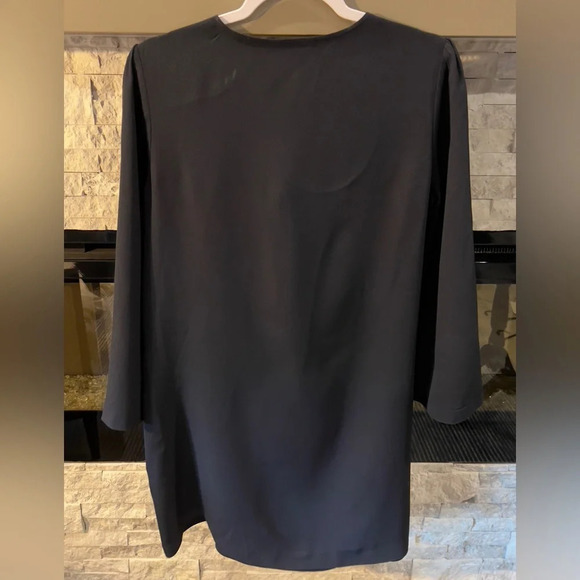 Mossimo Dutti size Small dark navy long sleeve sheath dress - Picture 7 of 7